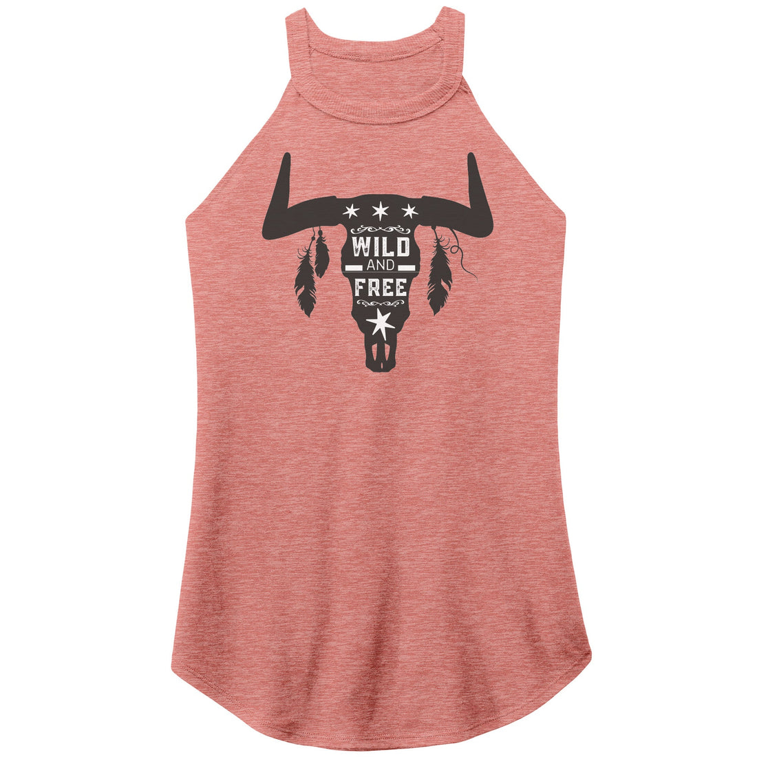 Wild and Free Rocker Tank - Apparel - Positively Sassy - Wild and Free Rocker Tank