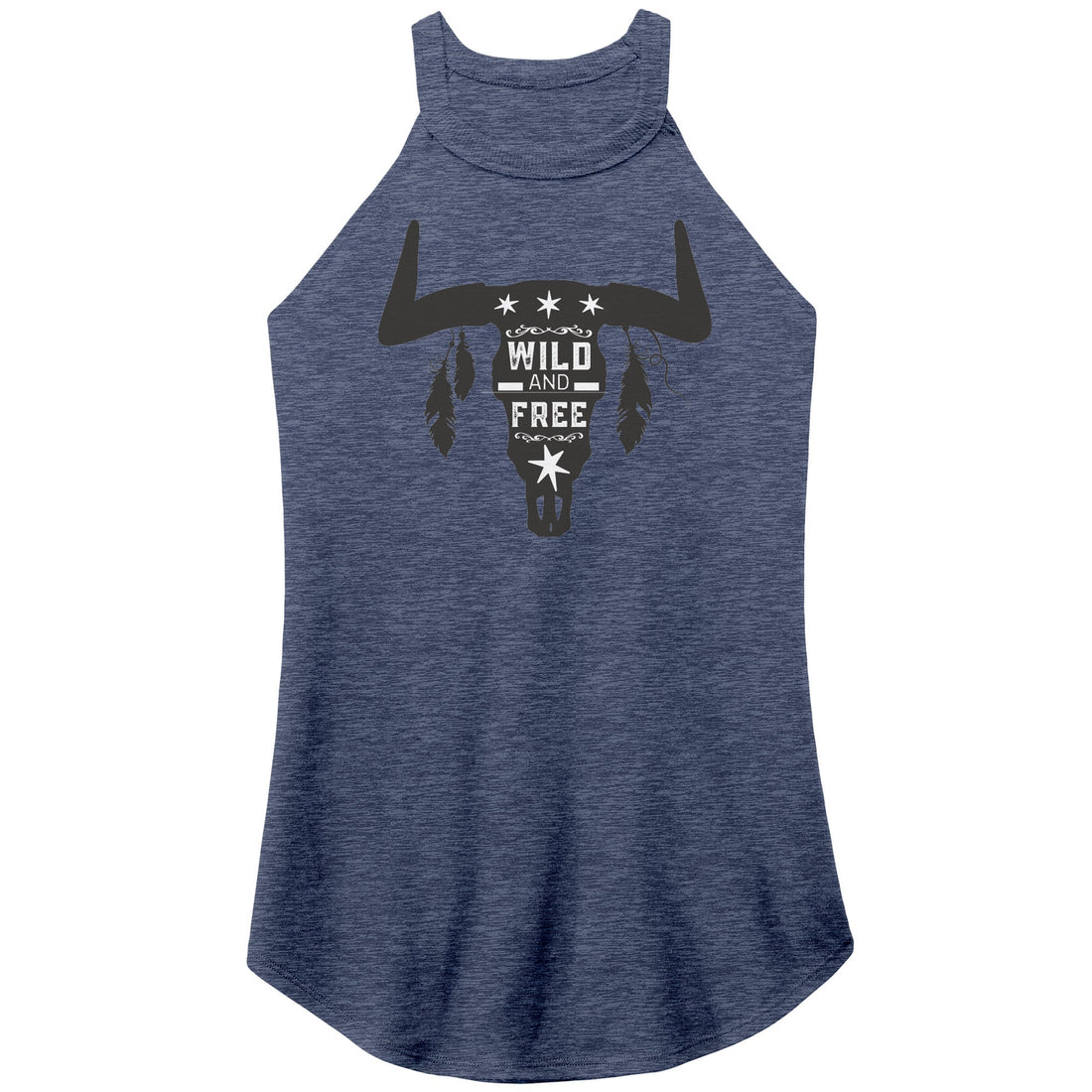 Wild and Free Rocker Tank - Apparel - Positively Sassy - Wild and Free Rocker Tank