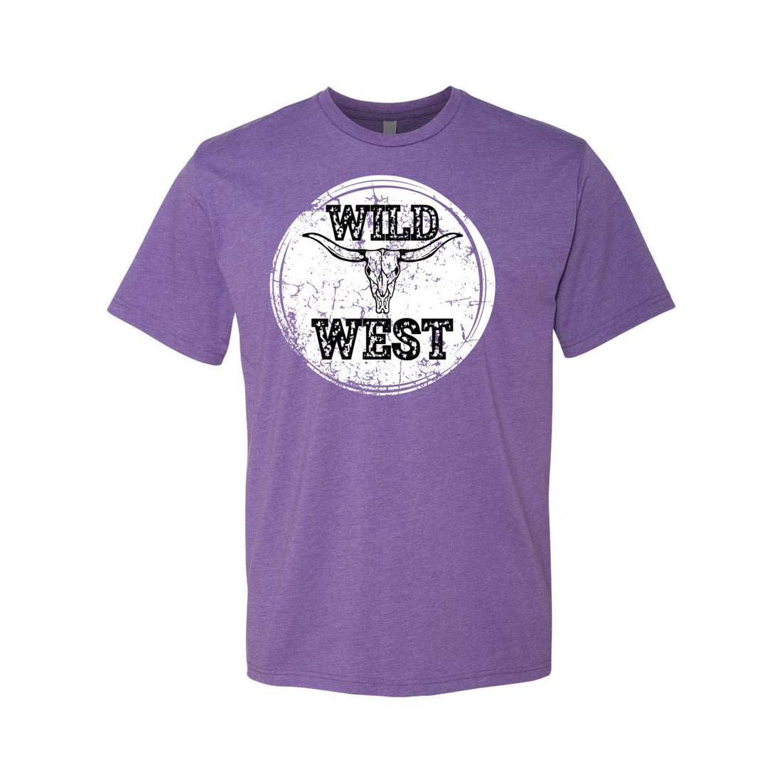 Wild West Premium Fitted CVC Crew - T - Shirts - Positively Sassy - Wild West Premium Fitted CVC Crew