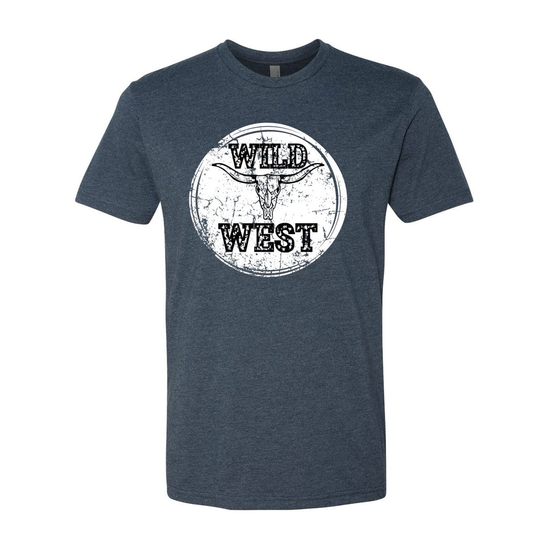 Wild West Premium Fitted CVC Crew - T - Shirts - Positively Sassy - Wild West Premium Fitted CVC Crew