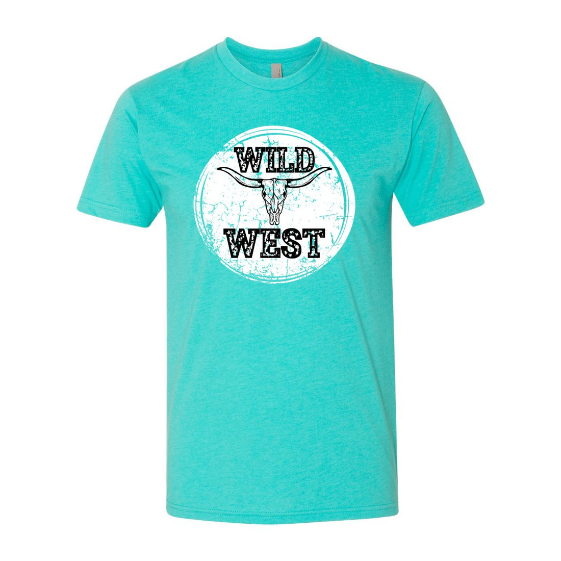 Wild West Premium Fitted CVC Crew - T - Shirts - Positively Sassy - Wild West Premium Fitted CVC Crew