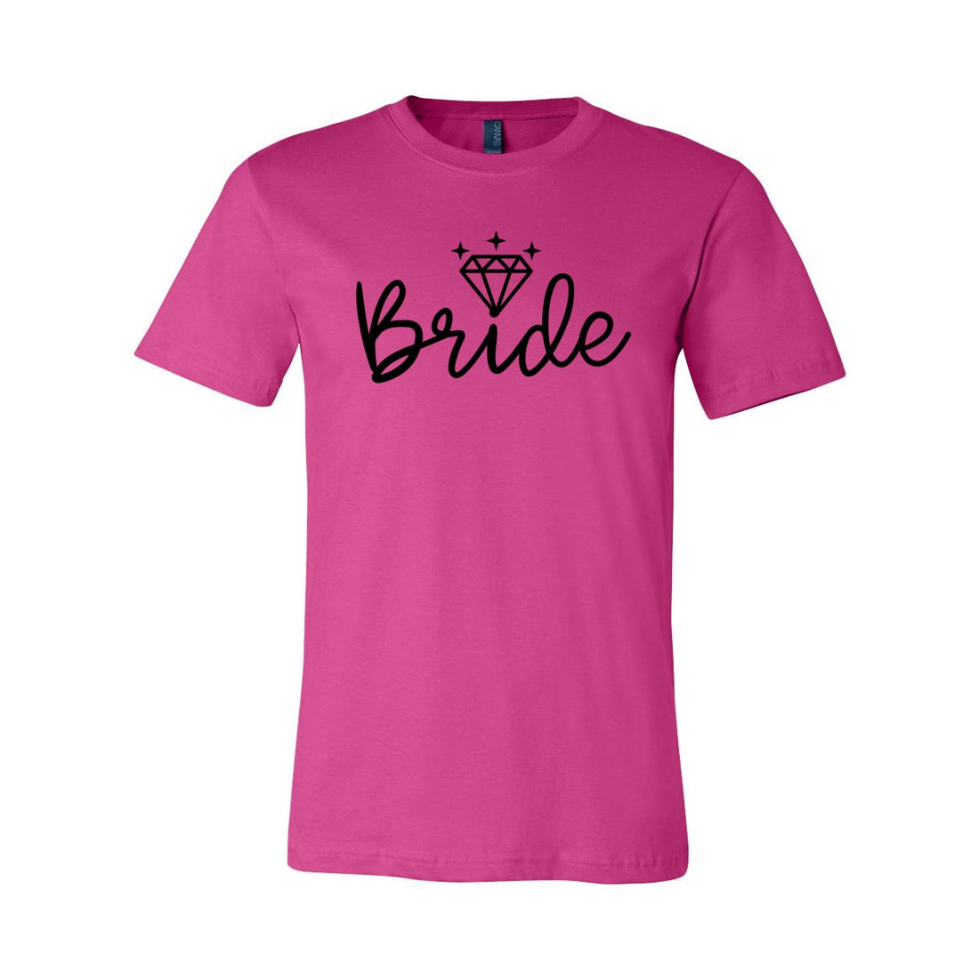 #12 Bride Bling Sleeve Jersey Tee - T-Shirts - Positively Sassy - #12 Bride Bling Sleeve Jersey Tee