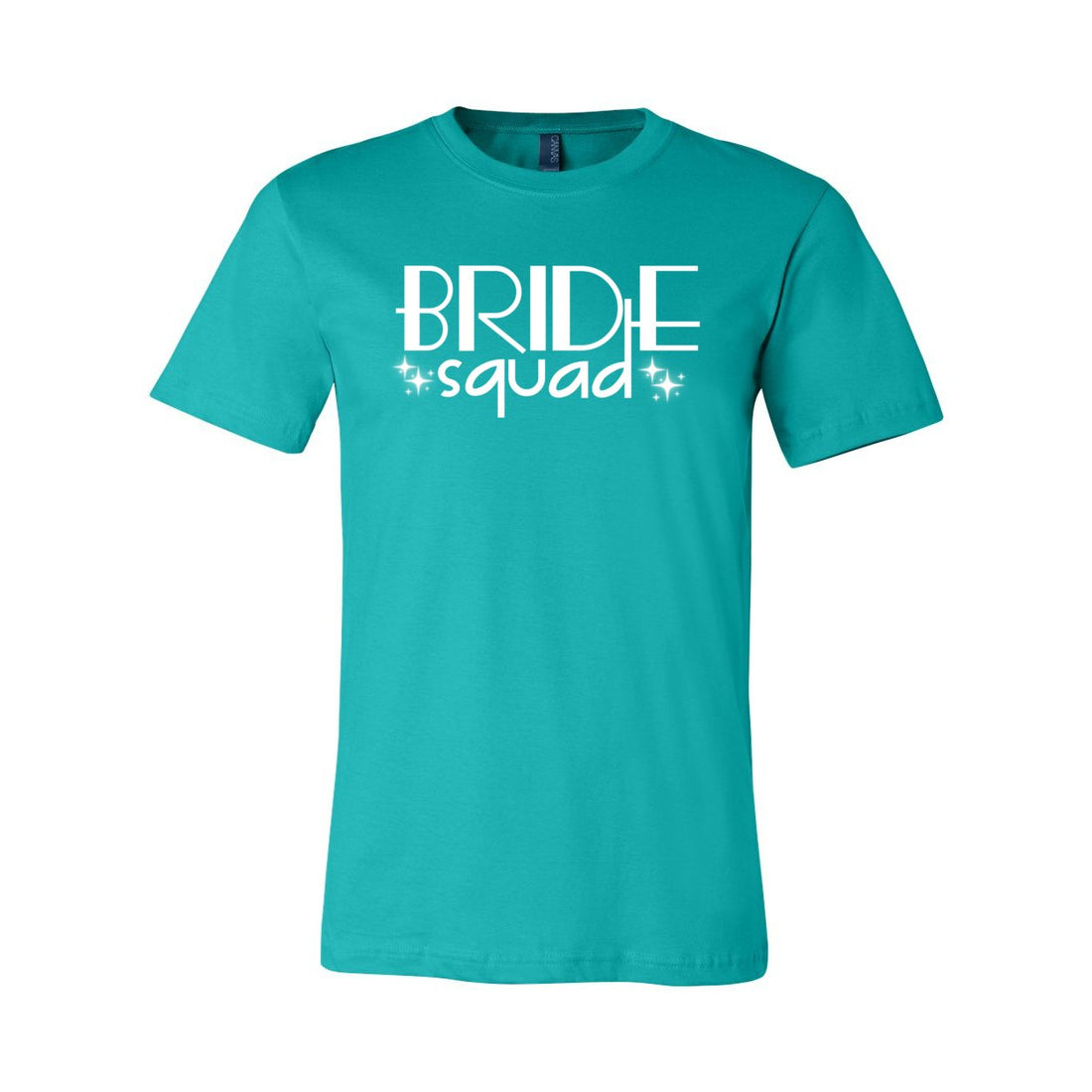 #6 Sparkle Bride Squad Short Sleeve Jersey Tee - T-Shirts - Positively Sassy - #6 Sparkle Bride Squad Short Sleeve Jersey Tee