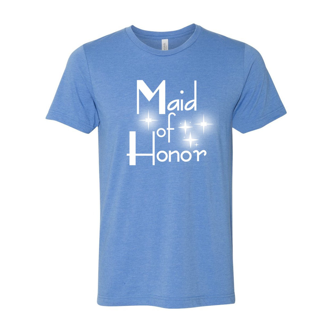 #6 Sparkle Maid of Honor Short Sleeve Jersey Tee - T-Shirts - Positively Sassy - #6 Sparkle Maid of Honor Short Sleeve Jersey Tee