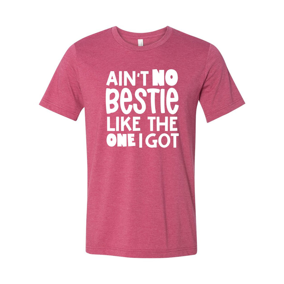 Aint No Bestie Like Short Sleeve Jersey Tee - T-Shirts - Positively Sassy - Aint No Bestie Like Short Sleeve Jersey Tee