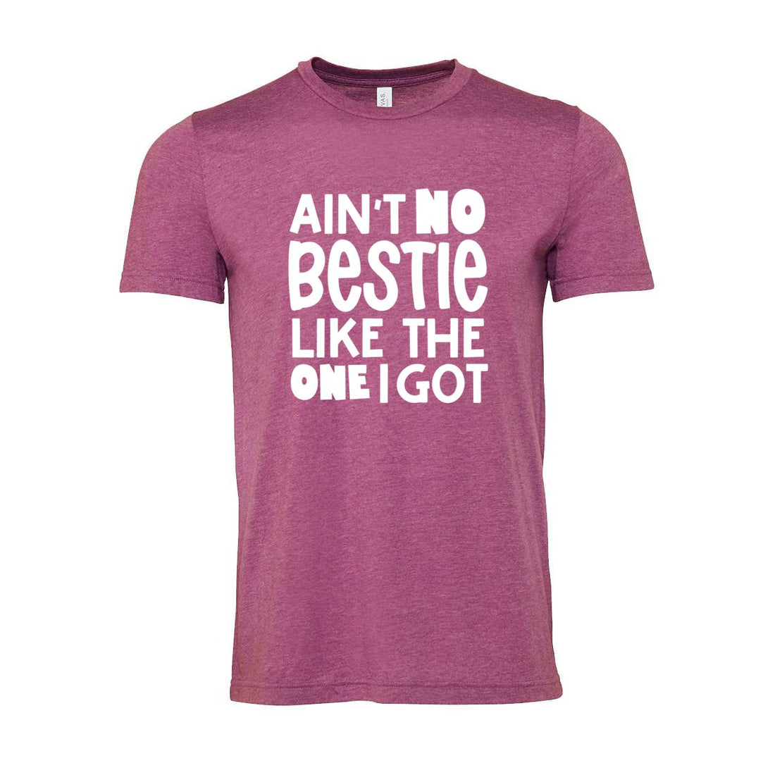 Aint No Bestie Like Short Sleeve Jersey Tee - T-Shirts - Positively Sassy - Aint No Bestie Like Short Sleeve Jersey Tee