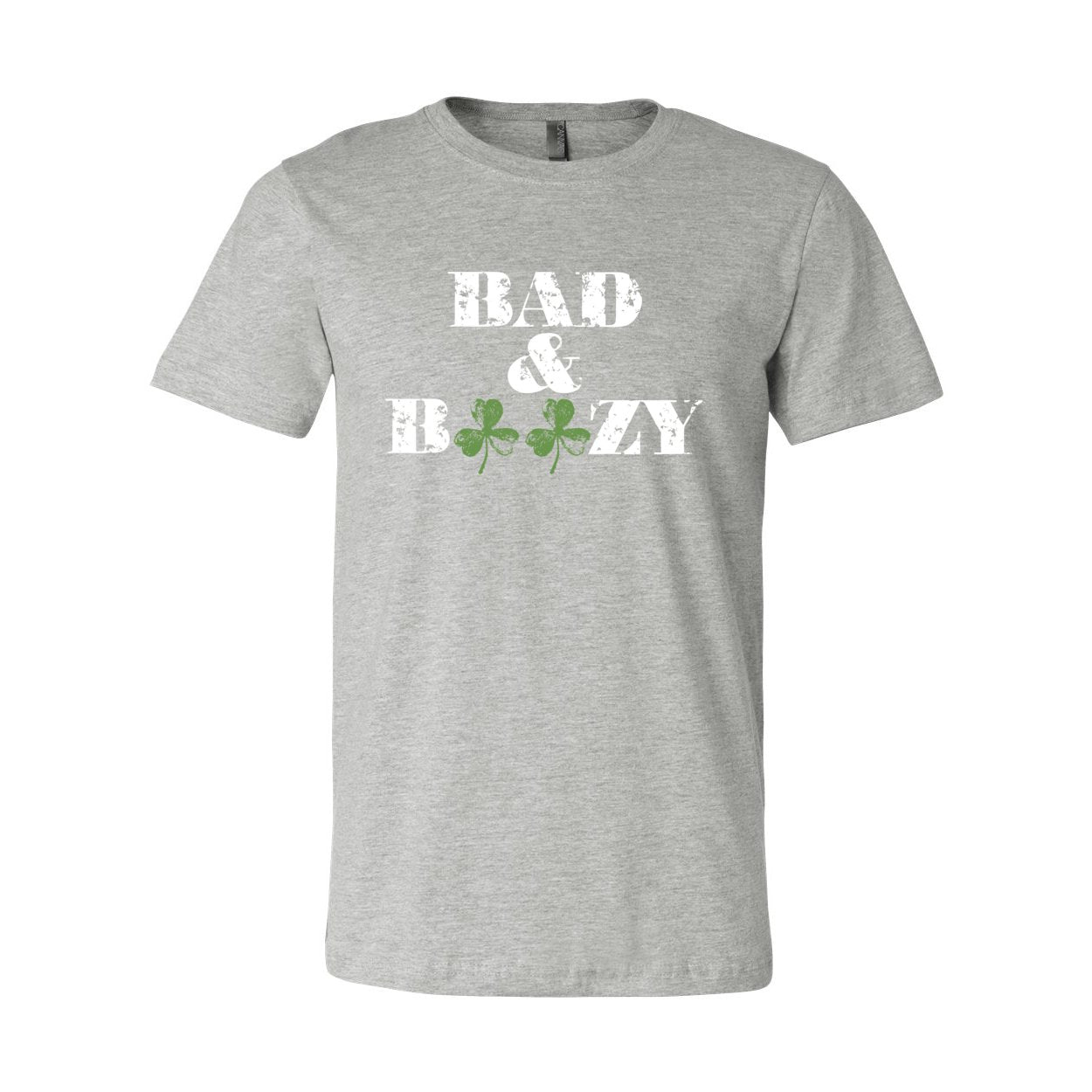 Bad & Boozy Short Sleeve Jersey Tee - T-Shirts - Positively Sassy - Bad & Boozy Short Sleeve Jersey Tee