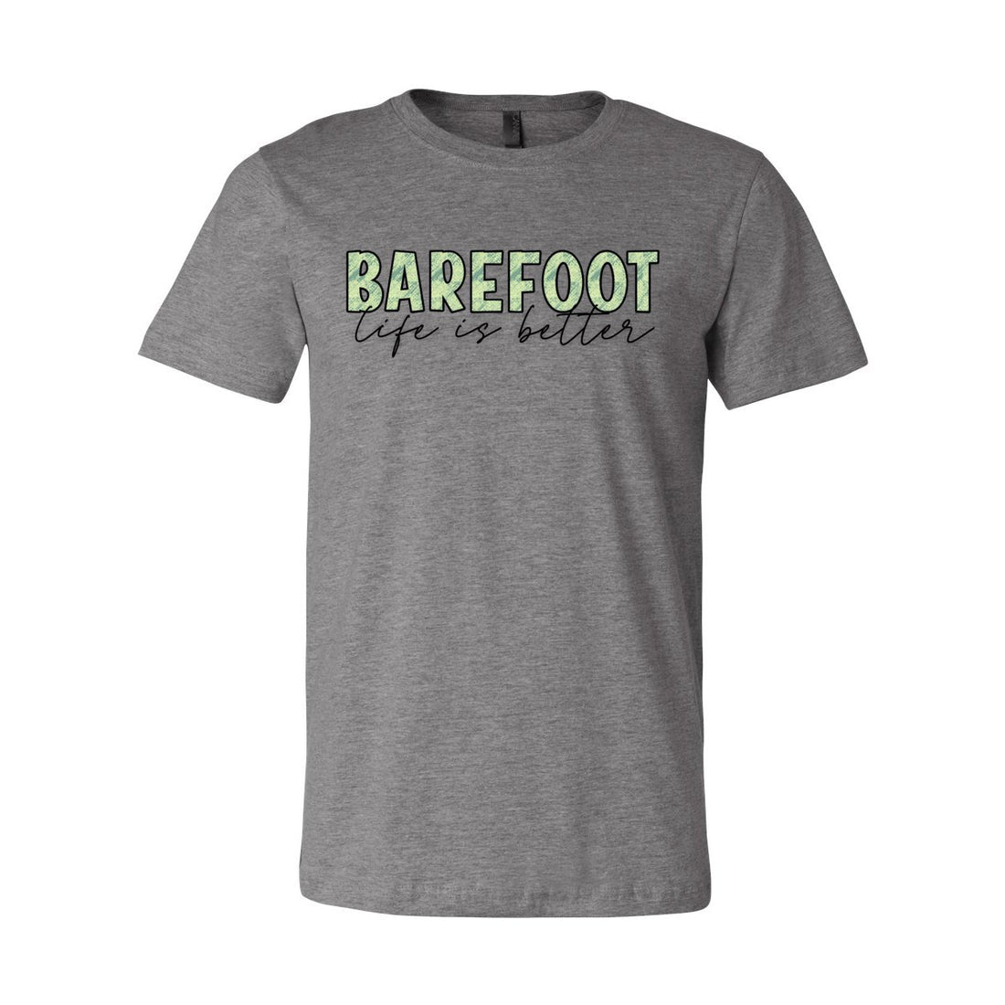 Barefoot Life Short Sleeve Jersey Tee - T-Shirts - Positively Sassy - Barefoot Life Short Sleeve Jersey Tee
