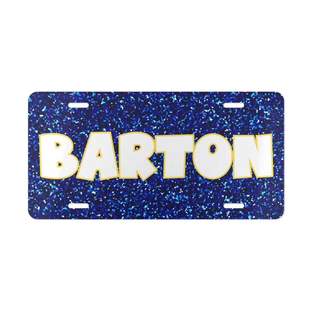 Barton Glitz License Plate - Accessories - Positively Sassy - Barton Glitz License Plate