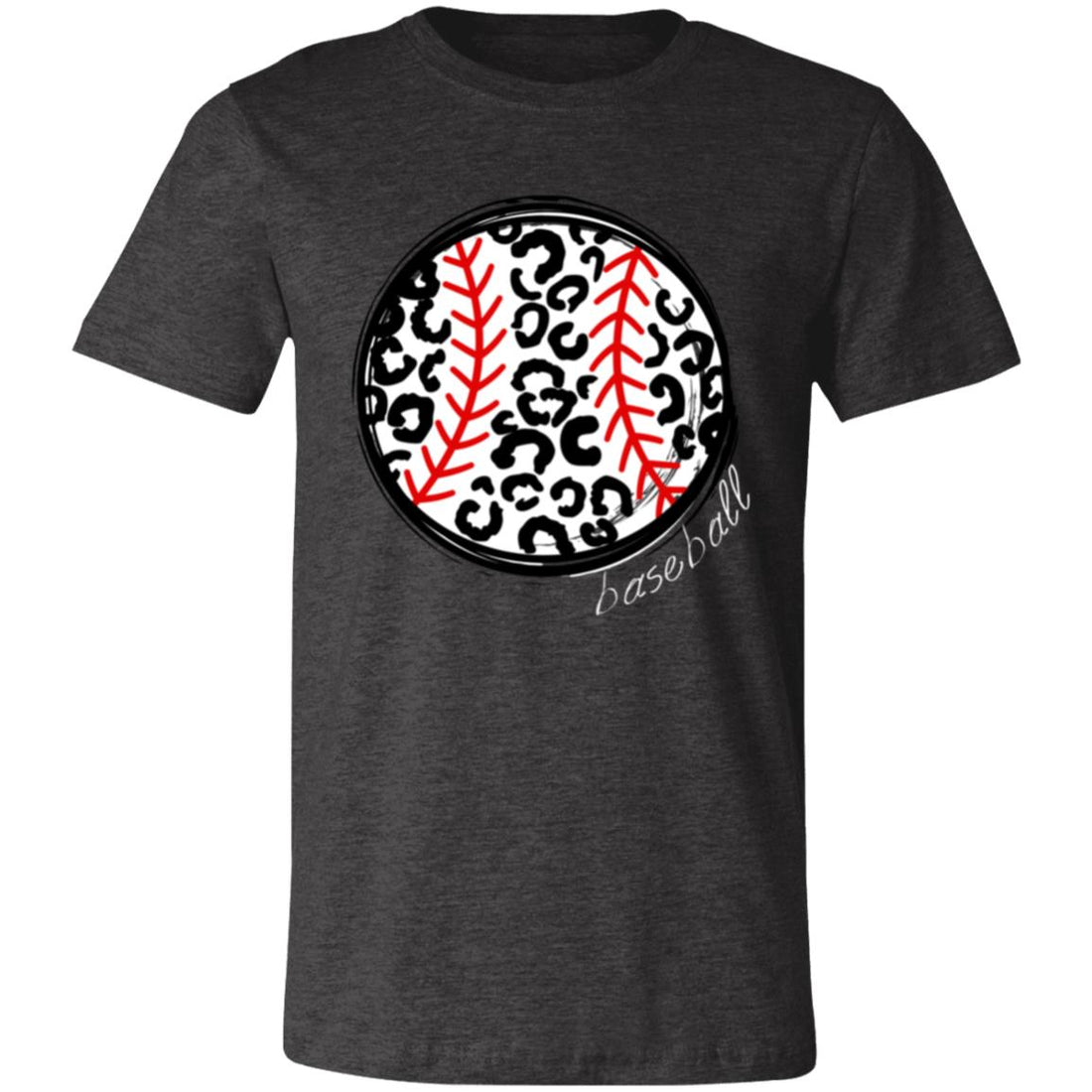 Baseball Cheetah Short-Sleeve T-Shirt - T-Shirts - Positively Sassy - Baseball Cheetah Short-Sleeve T-Shirt