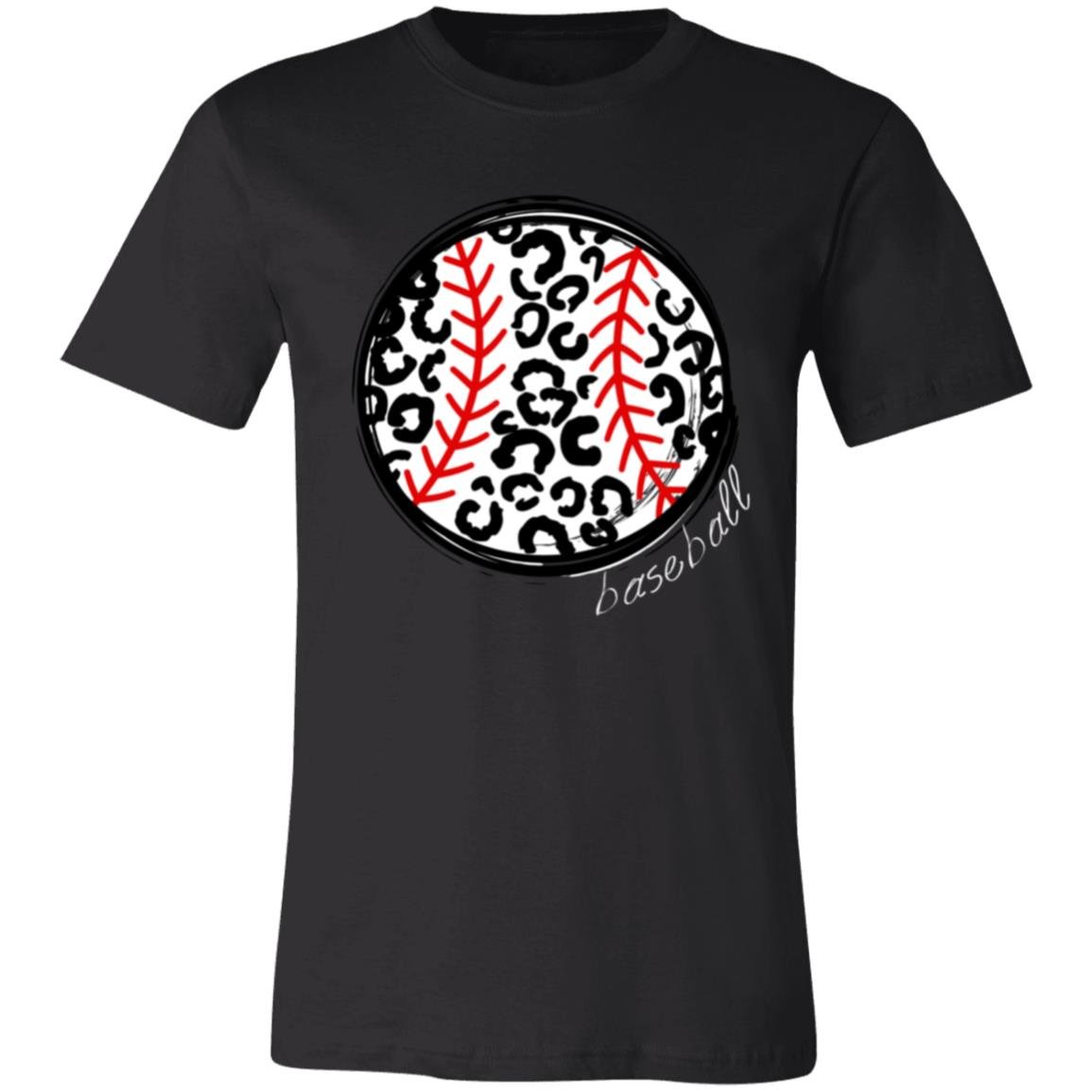Baseball Cheetah Short-Sleeve T-Shirt - T-Shirts - Positively Sassy - Baseball Cheetah Short-Sleeve T-Shirt