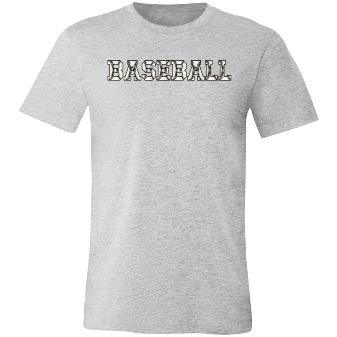 Baseball Stitch Print Short-Sleeve T-Shirt - T-Shirts - Positively Sassy - Baseball Stitch Print Short-Sleeve T-Shirt