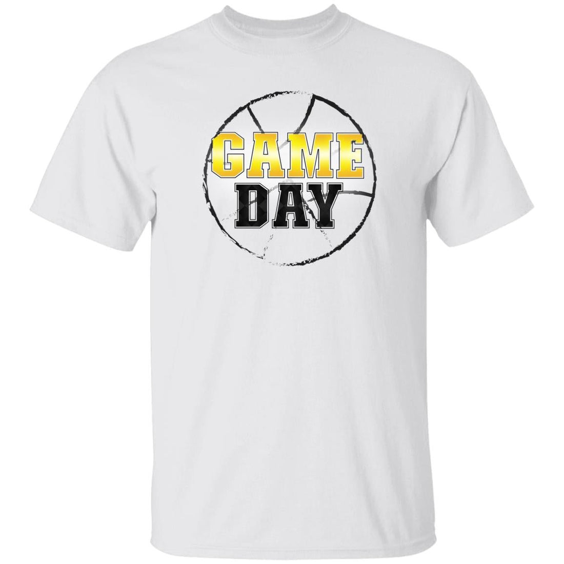 Basketball Game Day - Shock T-Shirt - T-Shirts - Positively Sassy - Basketball Game Day - Shock T-Shirt