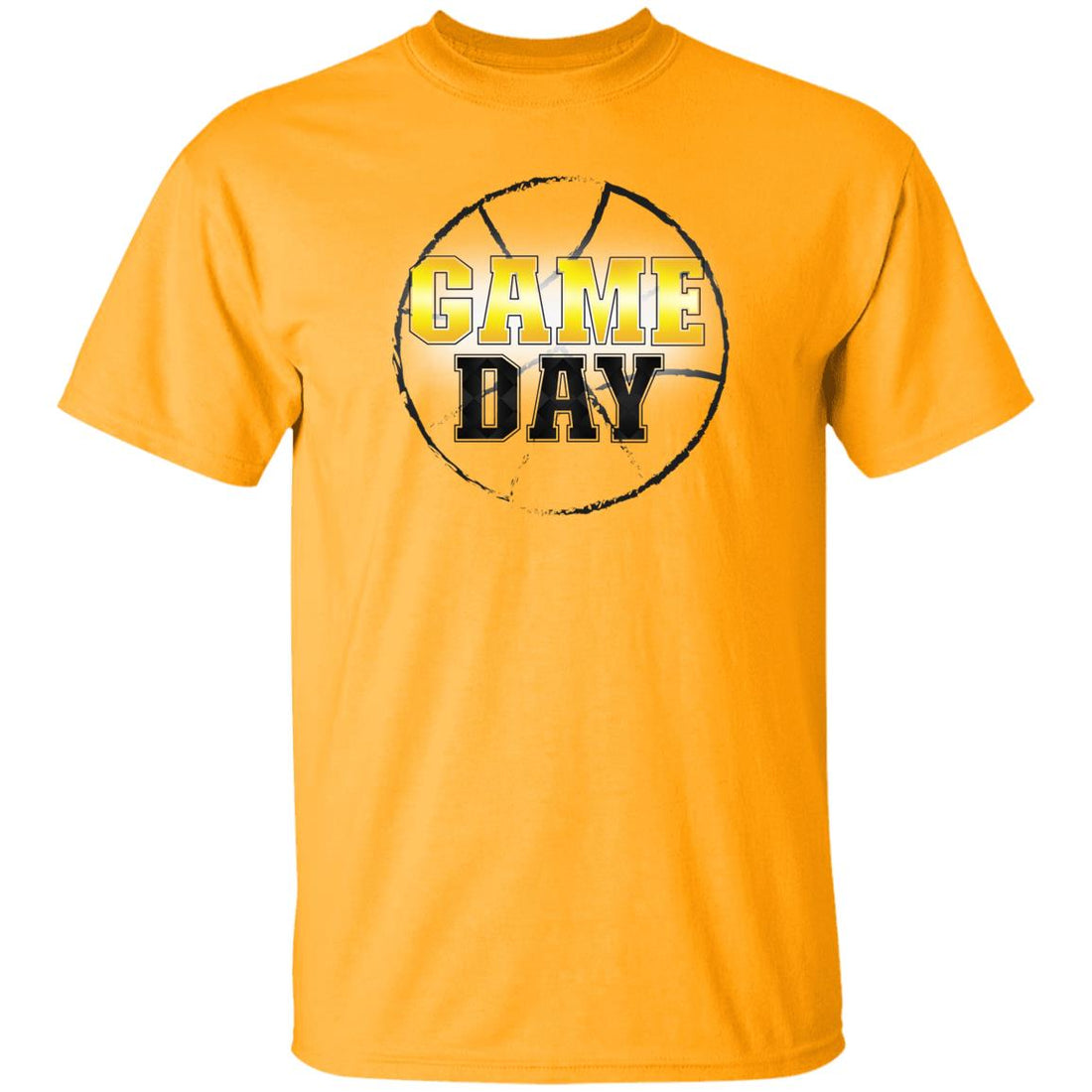 Basketball Game Day - Shock T-Shirt - T-Shirts - Positively Sassy - Basketball Game Day - Shock T-Shirt