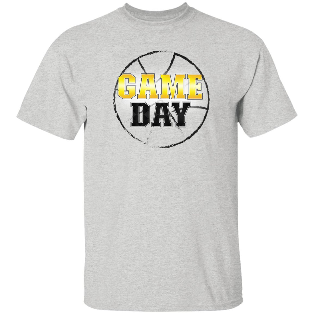 Basketball Game Day - Shock T-Shirt - T-Shirts - Positively Sassy - Basketball Game Day - Shock T-Shirt