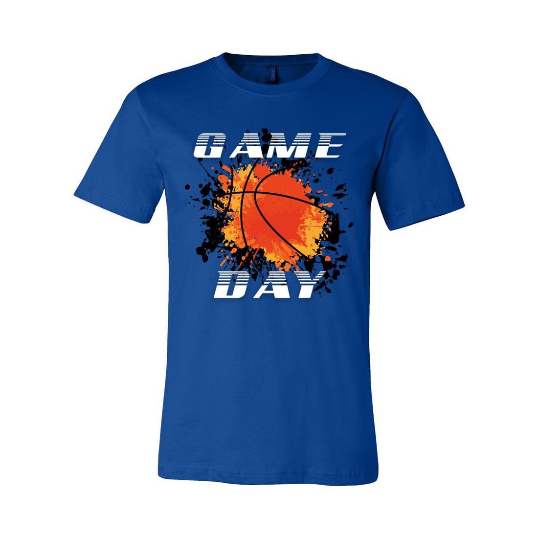 Basketball Game Day Short Sleeve Jersey Tee - T-Shirts - Positively Sassy - Basketball Game Day Short Sleeve Jersey Tee