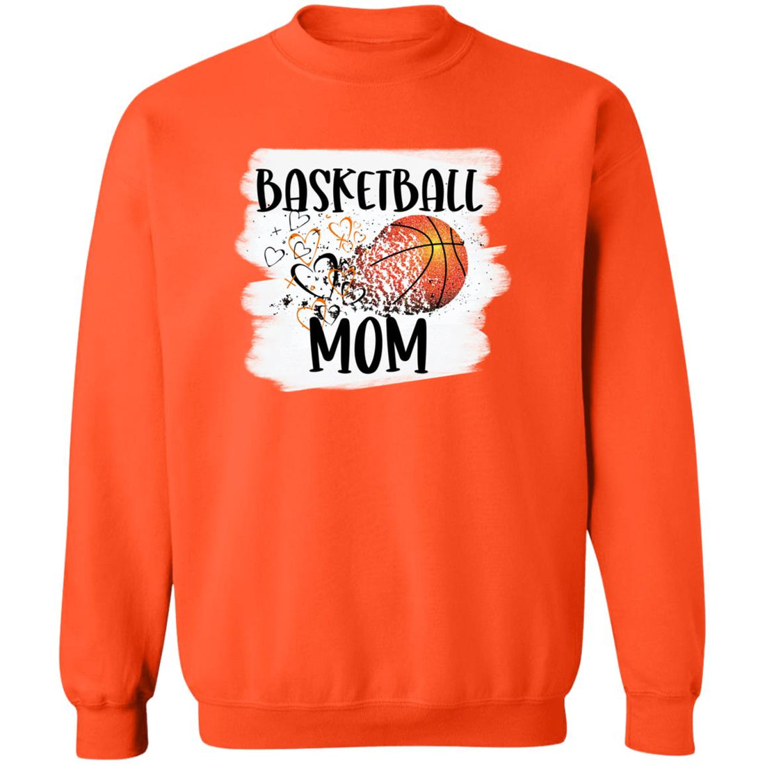 Basketball Mom Crewneck Pullover Sweatshirt - Sweatshirts - Positively Sassy - Basketball Mom Crewneck Pullover Sweatshirt