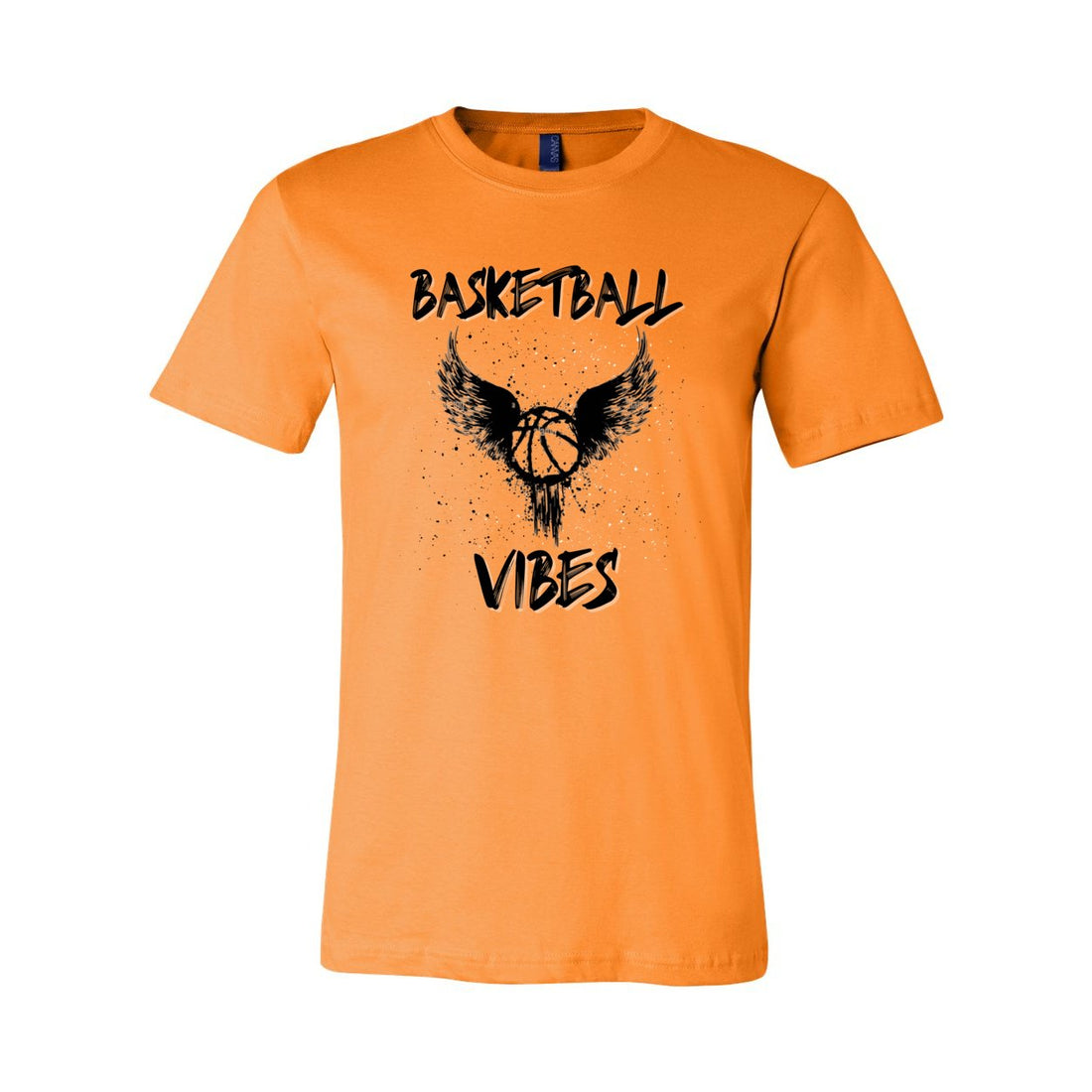 Basketball Vibes Short Sleeve Jersey Tee - T-Shirts - Positively Sassy - Basketball Vibes Short Sleeve Jersey Tee