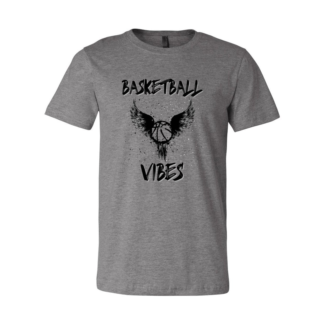 Basketball Vibes Short Sleeve Jersey Tee - T-Shirts - Positively Sassy - Basketball Vibes Short Sleeve Jersey Tee