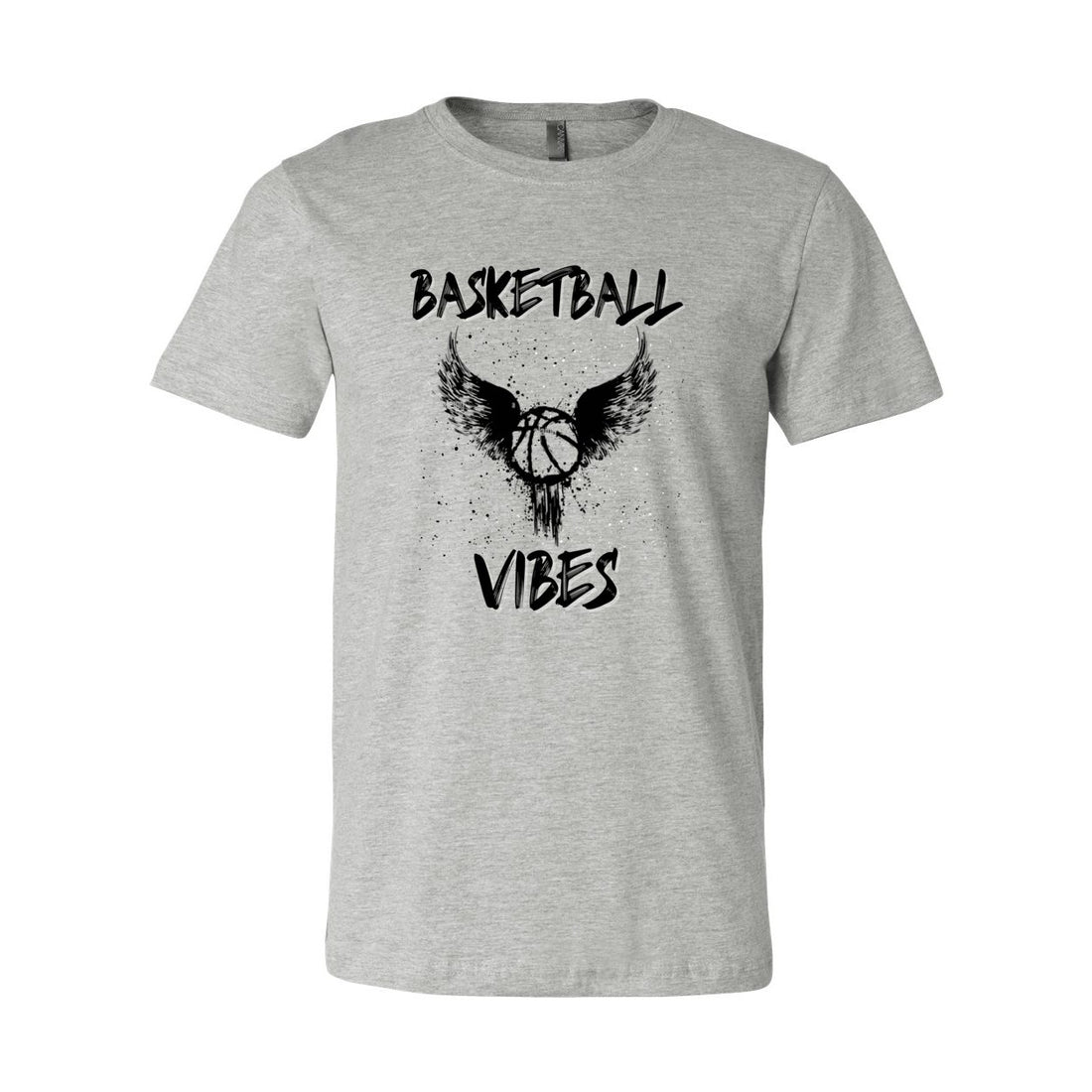 Basketball Vibes Short Sleeve Jersey Tee - T-Shirts - Positively Sassy - Basketball Vibes Short Sleeve Jersey Tee
