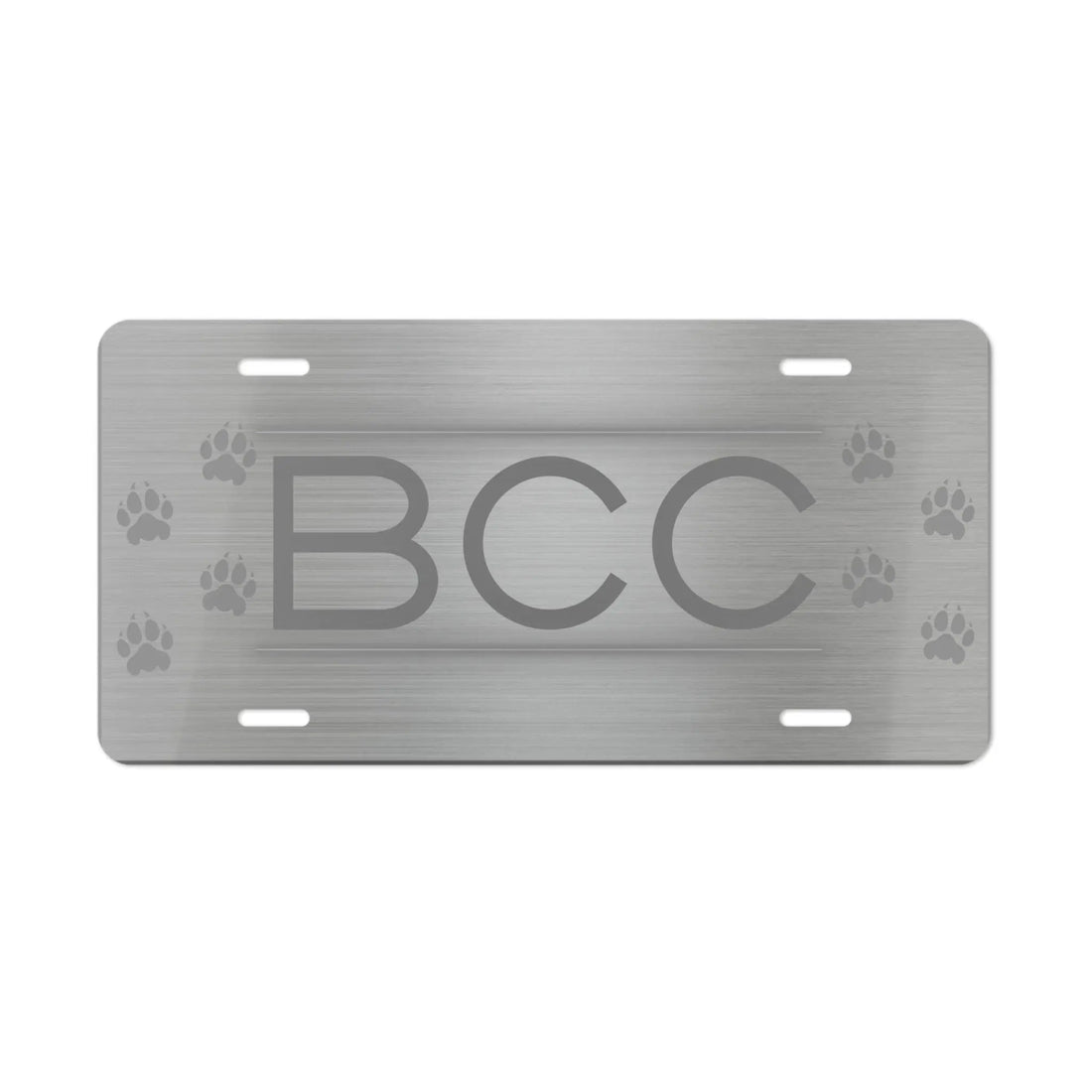 BCC Laser License Plate - Accessories - Positively Sassy - BCC Laser License Plate