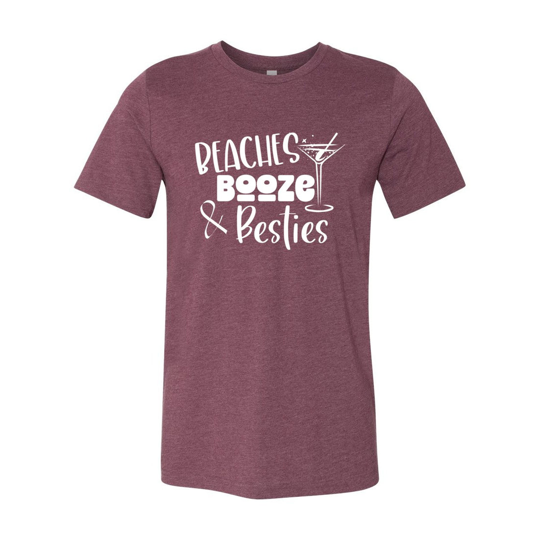 Beaches Besties Short Sleeve Jersey Tee - T-Shirts - Positively Sassy - Beaches Besties Short Sleeve Jersey Tee