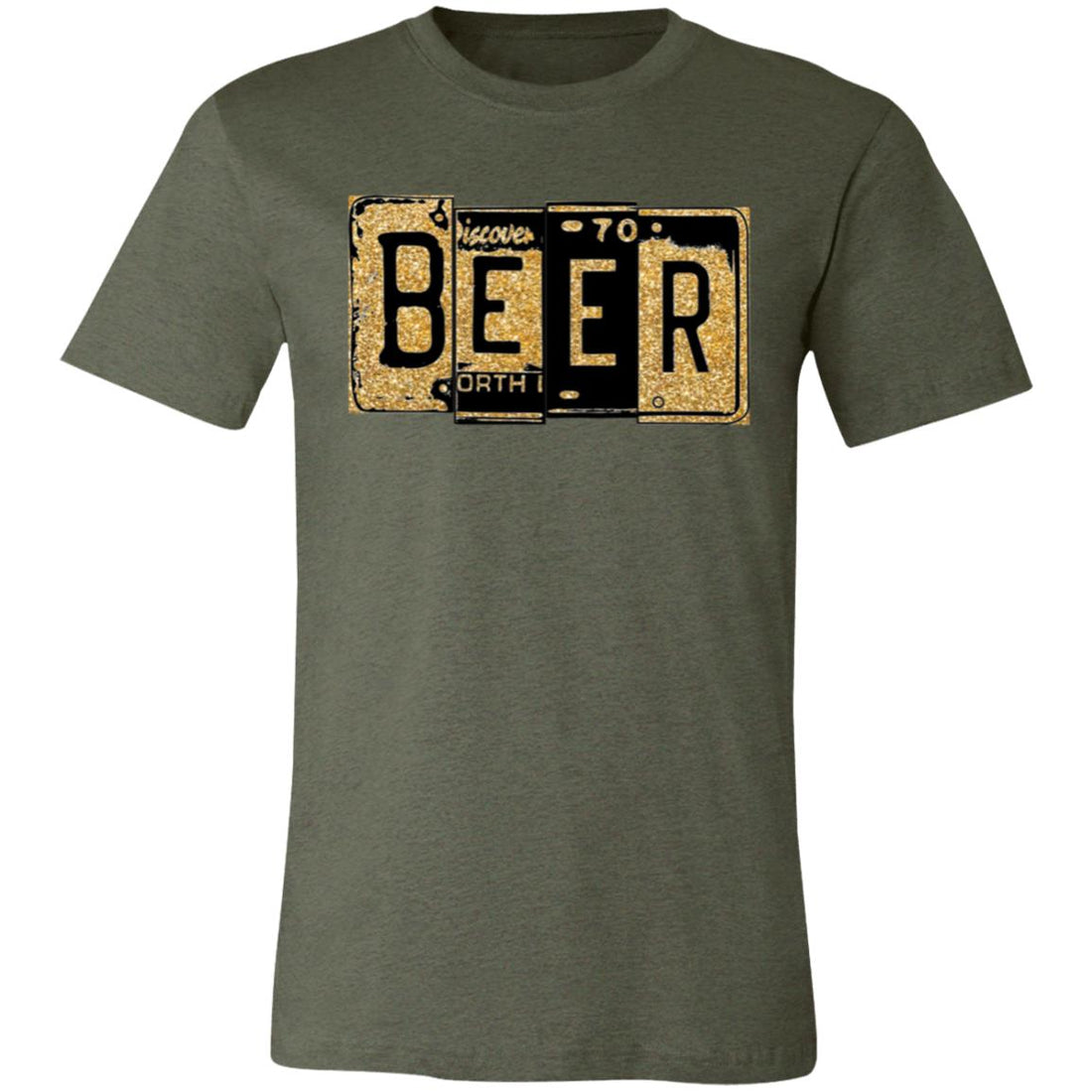 Beer Plates Short-Sleeve T-Shirt - T-Shirts - Positively Sassy - Beer Plates Short-Sleeve T-Shirt