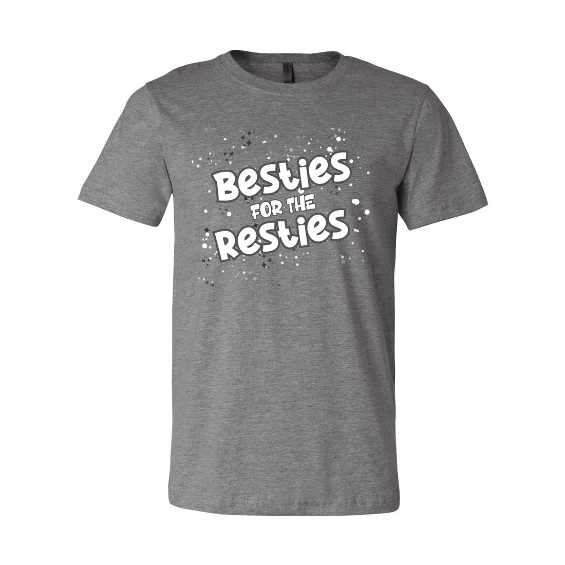 Besties Resties Short Sleeve Jersey Tee - T-Shirts - Positively Sassy - Besties Resties Short Sleeve Jersey Tee