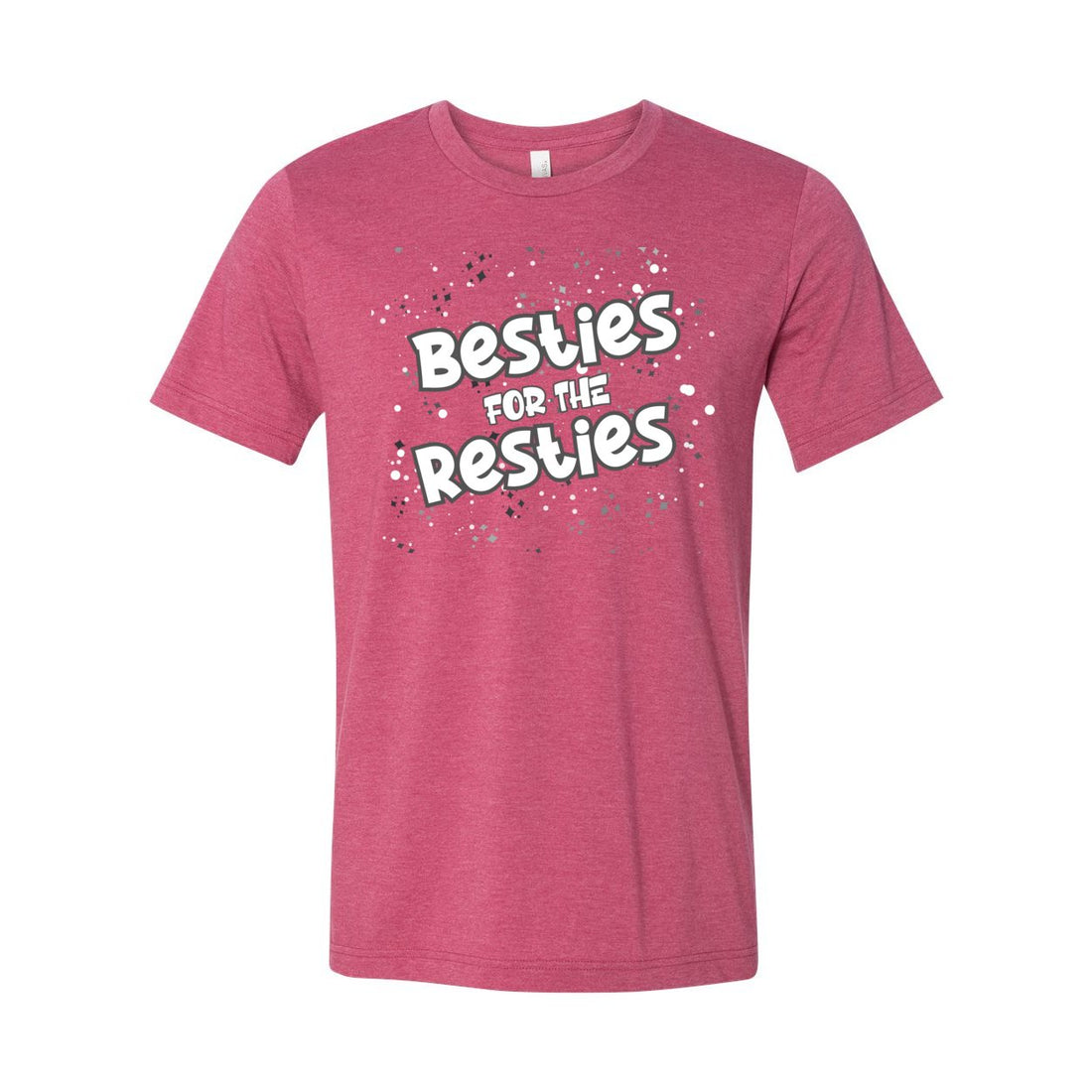 Besties Resties Short Sleeve Jersey Tee - T-Shirts - Positively Sassy - Besties Resties Short Sleeve Jersey Tee