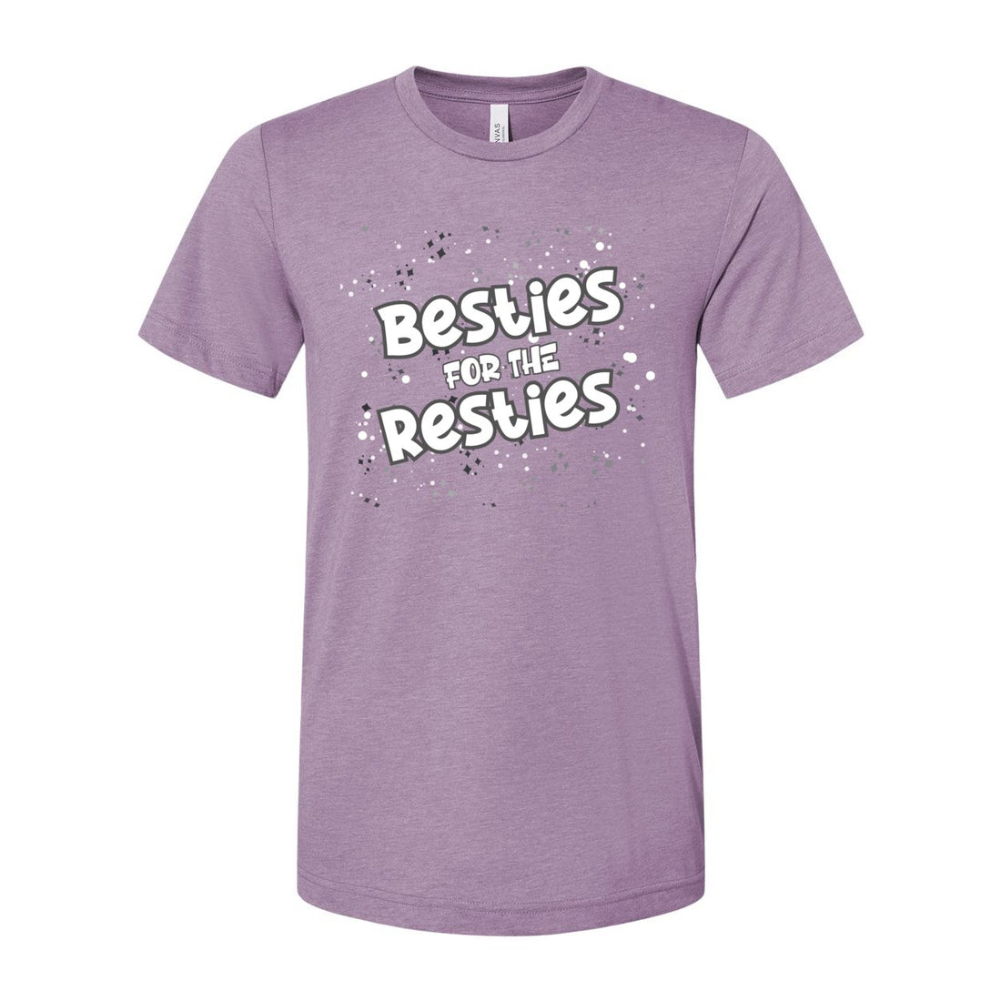 Besties Resties Short Sleeve Jersey Tee - T-Shirts - Positively Sassy - Besties Resties Short Sleeve Jersey Tee