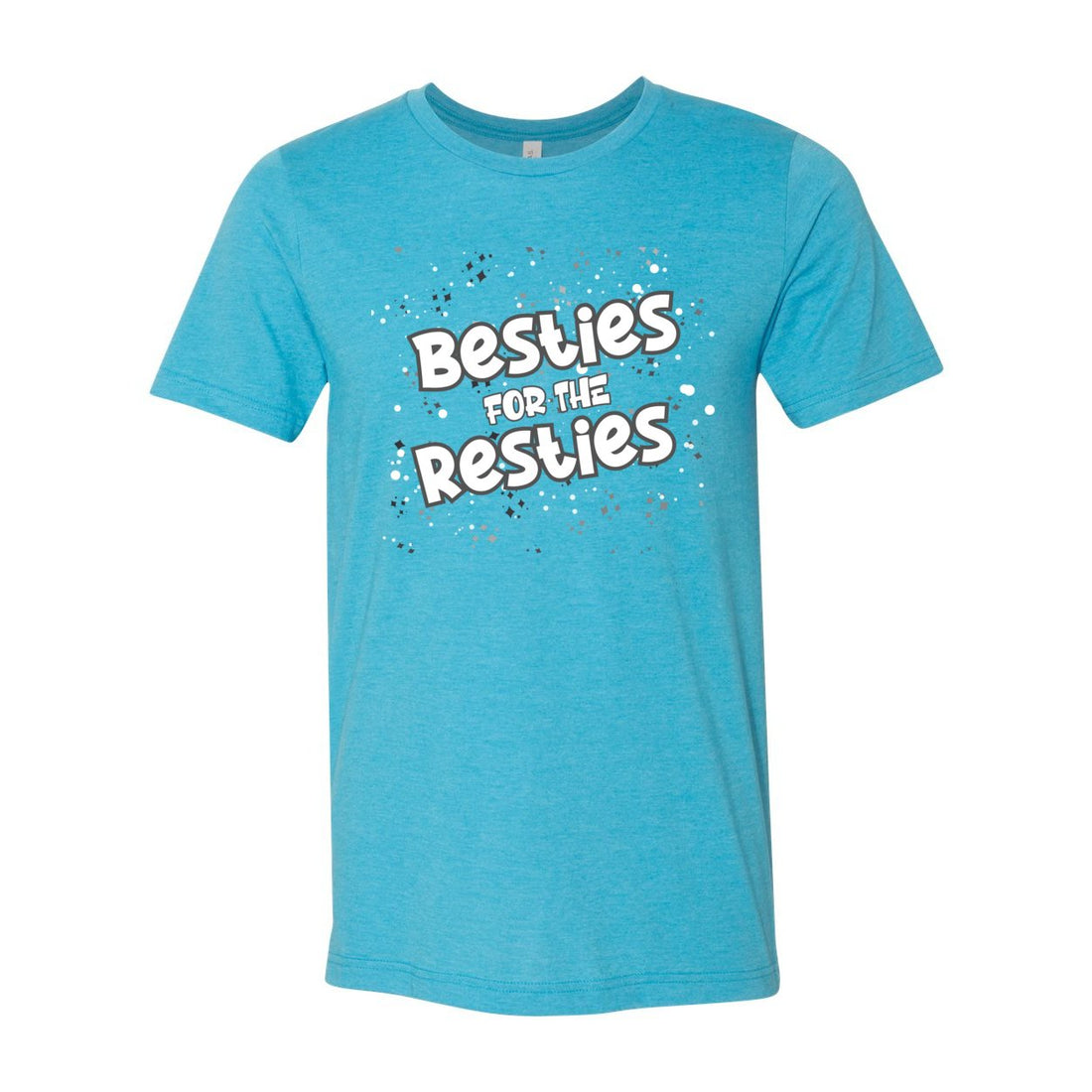 Besties Resties Short Sleeve Jersey Tee - T-Shirts - Positively Sassy - Besties Resties Short Sleeve Jersey Tee