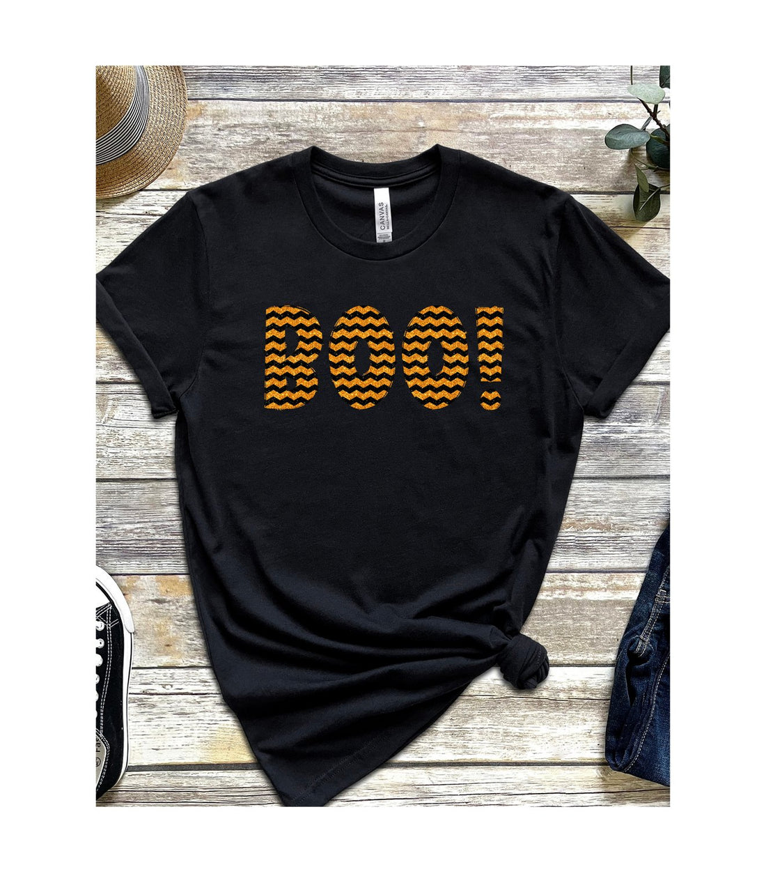 Boo Short Sleeve Jersey Tee - T-Shirts - Positively Sassy - Boo Short Sleeve Jersey Tee