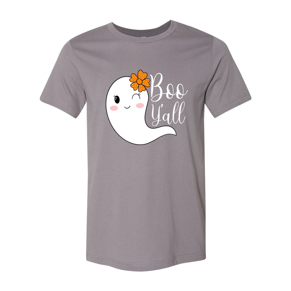 Boo Y'all Short Sleeve Jersey Tee - T-Shirts - Positively Sassy - Boo Y'all Short Sleeve Jersey Tee