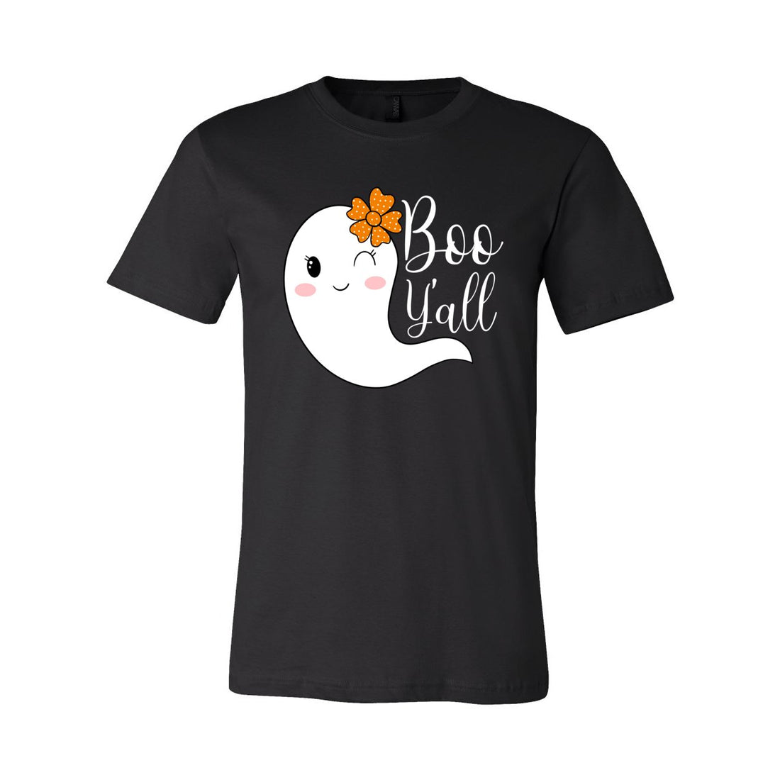 Boo Y'all Short Sleeve Jersey Tee - T-Shirts - Positively Sassy - Boo Y'all Short Sleeve Jersey Tee