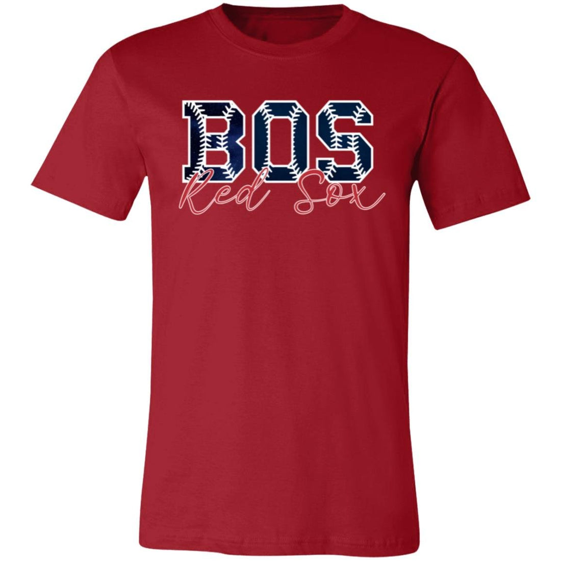 BOS Red Sox T-Shirt - T-Shirts - Positively Sassy - BOS Red Sox T-Shirt