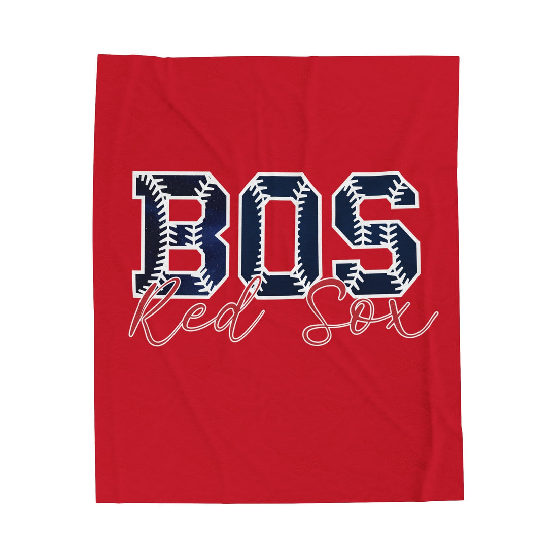 Boston Baseball Blanket - All Over Prints - Positively Sassy - Boston Baseball Blanket
