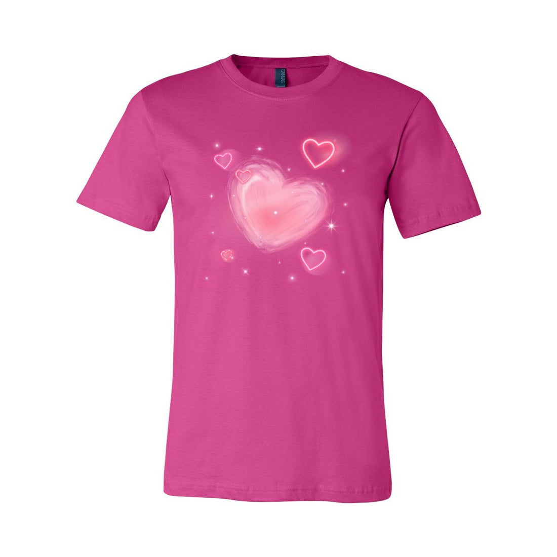 Bubble Heart Short Sleeve Jersey Tee - T-Shirts - Positively Sassy - Bubble Heart Short Sleeve Jersey Tee
