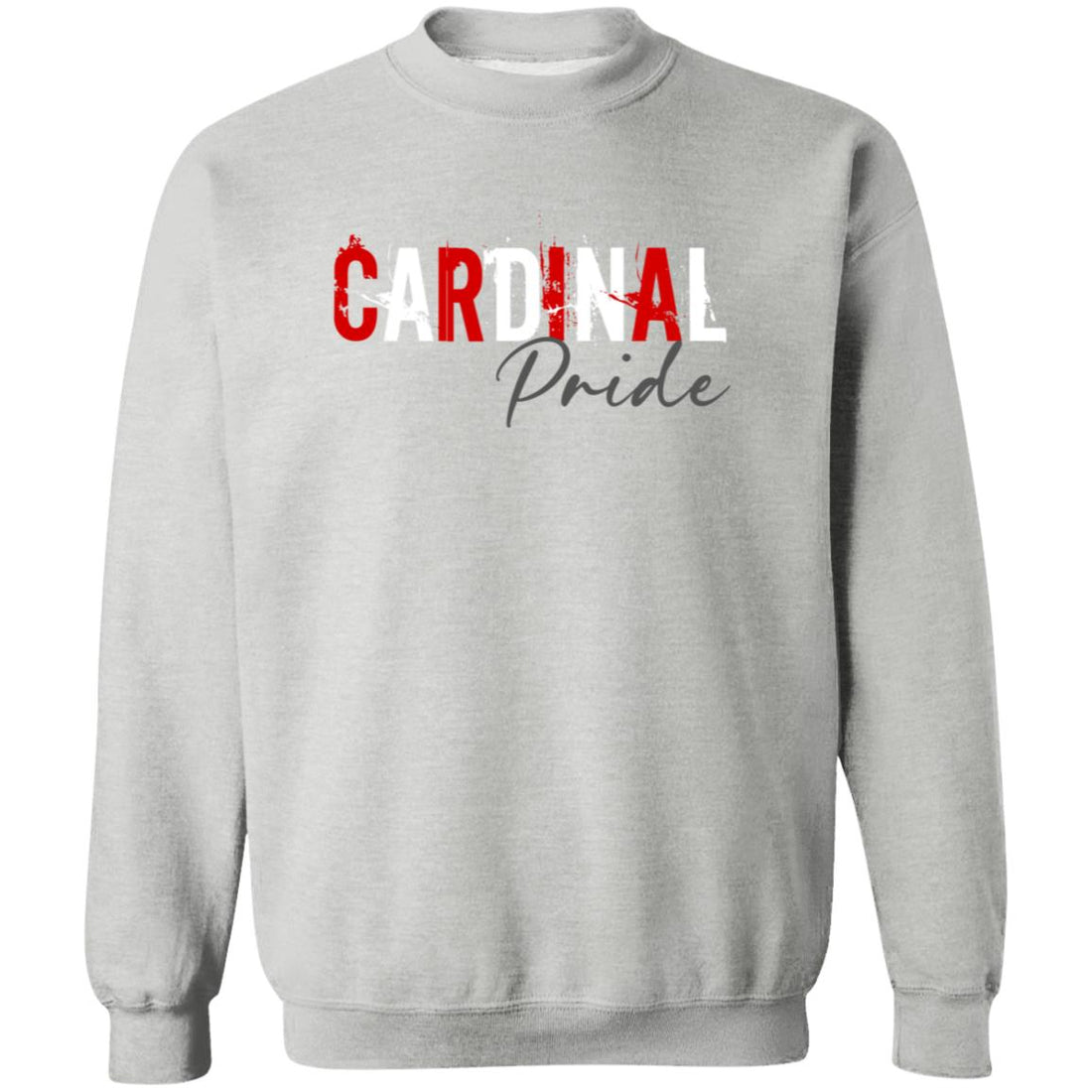 Cardinal Pride Crewneck Pullover Sweatshirt - Sweatshirts - Positively Sassy - Cardinal Pride Crewneck Pullover Sweatshirt