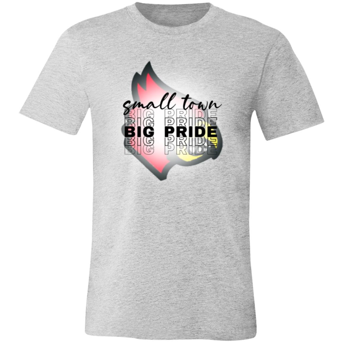 Cardinal Small Town Short-Sleeve T-Shirt - T-Shirts - Positively Sassy - Cardinal Small Town Short-Sleeve T-Shirt