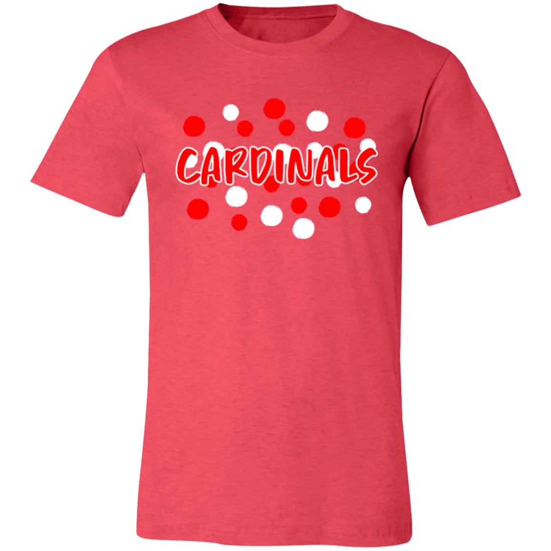 Cardinal Spots Unisex Jersey Short-Sleeve T-Shirt - T-Shirts - Positively Sassy - Cardinal Spots Unisex Jersey Short-Sleeve T-Shirt