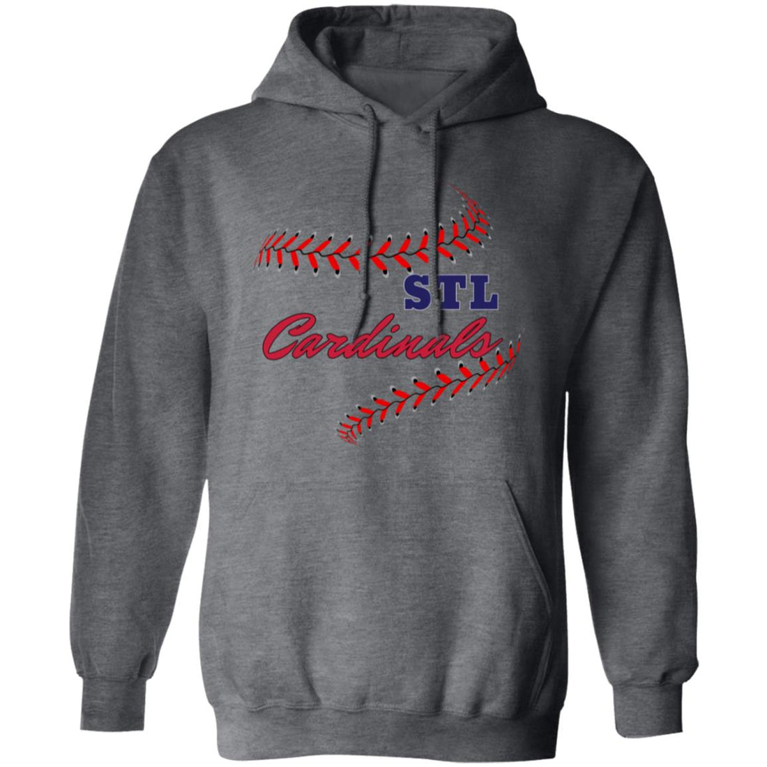 Cardinal Stitches Hoodie - Sweatshirts - Positively Sassy - Cardinal Stitches Hoodie