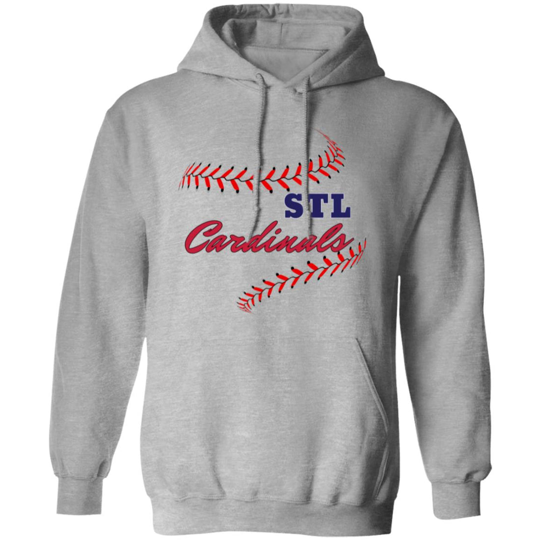 Cardinal Stitches Hoodie - Sweatshirts - Positively Sassy - Cardinal Stitches Hoodie