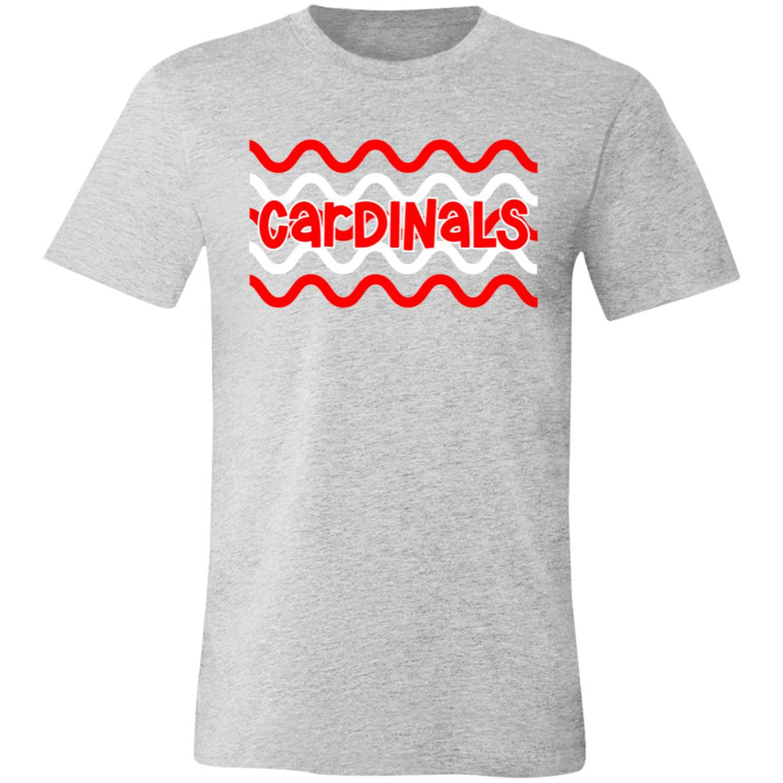 Cardinal Waves Unisex Jersey Short-Sleeve T-Shirt - T-Shirts - Positively Sassy - Cardinal Waves Unisex Jersey Short-Sleeve T-Shirt
