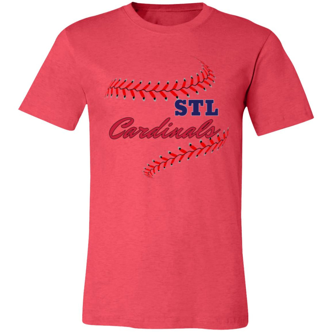 Cardinals Stitches T-Shirt - T-Shirts - Positively Sassy - Cardinals Stitches T-Shirt