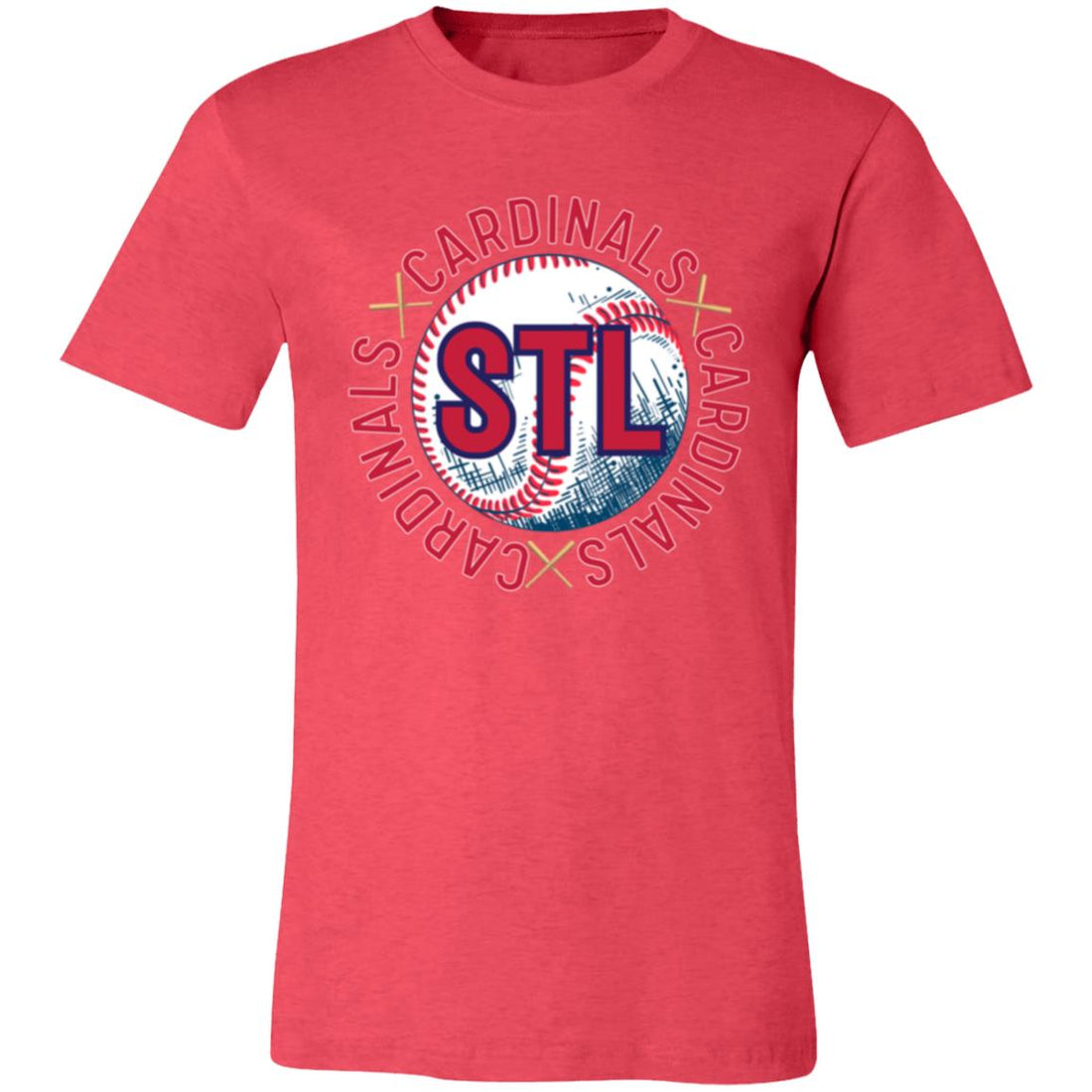 Cardinals T-Shirt - T-Shirts - Positively Sassy - Cardinals T-Shirt