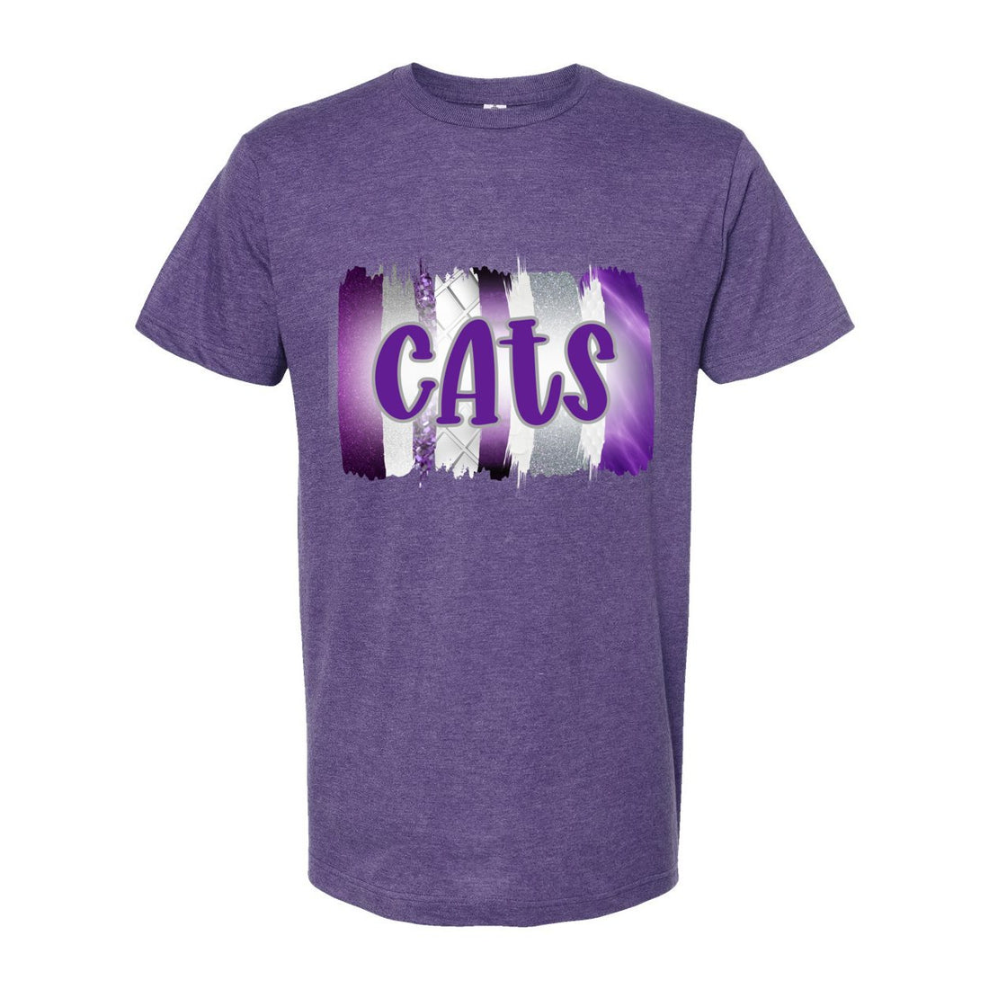 Cats Paint Swipe Unisex Fine Jersey T-Shirt - T-Shirts - Positively Sassy - Cats Paint Swipe Unisex Fine Jersey T-Shirt