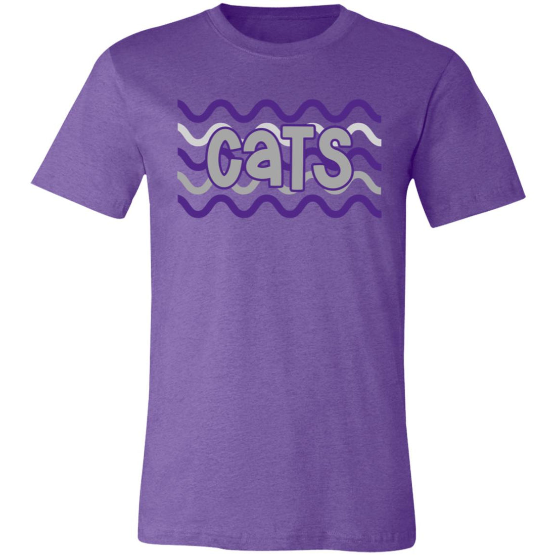 Cats Waves Unisex Jersey Short-Sleeve T-Shirt - T-Shirts - Positively Sassy - Cats Waves Unisex Jersey Short-Sleeve T-Shirt