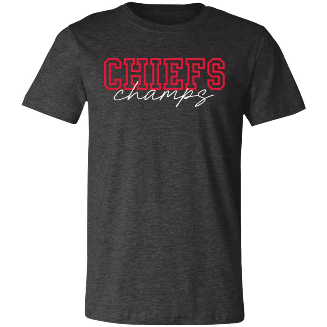 Chiefs Champs Jersey Short-Sleeve T-Shirt - T-Shirts - Positively Sassy - Chiefs Champs Jersey Short-Sleeve T-Shirt
