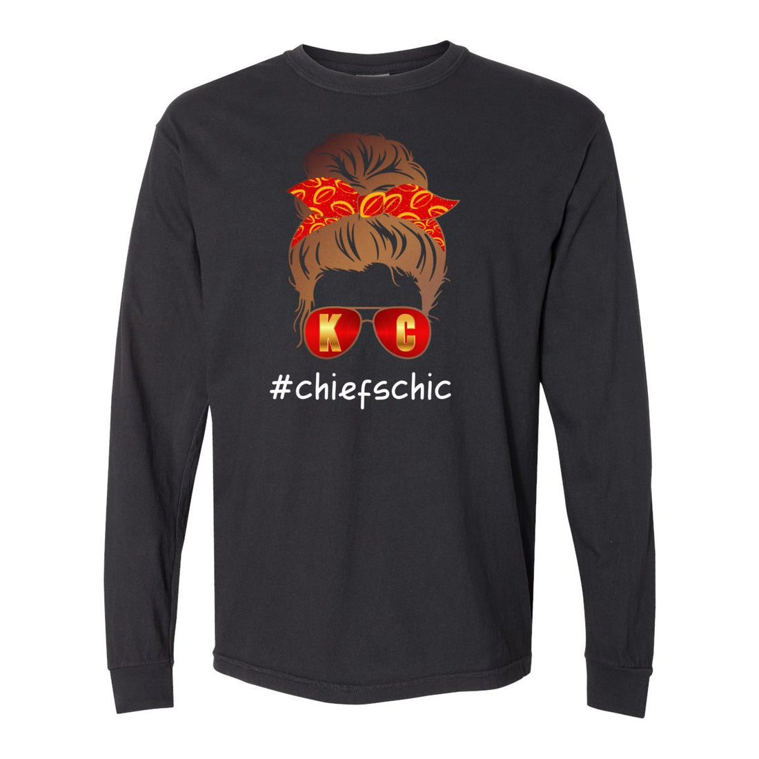 #CHIEFSCHIC Opt 1 Long Sleeve T-Shirt - Long Sleeve - Positively Sassy - #CHIEFSCHIC Opt 1 Long Sleeve T-Shirt