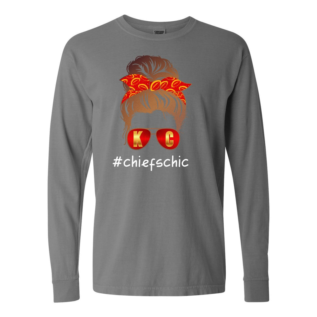 #CHIEFSCHIC Opt 1 Long Sleeve T-Shirt - Long Sleeve - Positively Sassy - #CHIEFSCHIC Opt 1 Long Sleeve T-Shirt